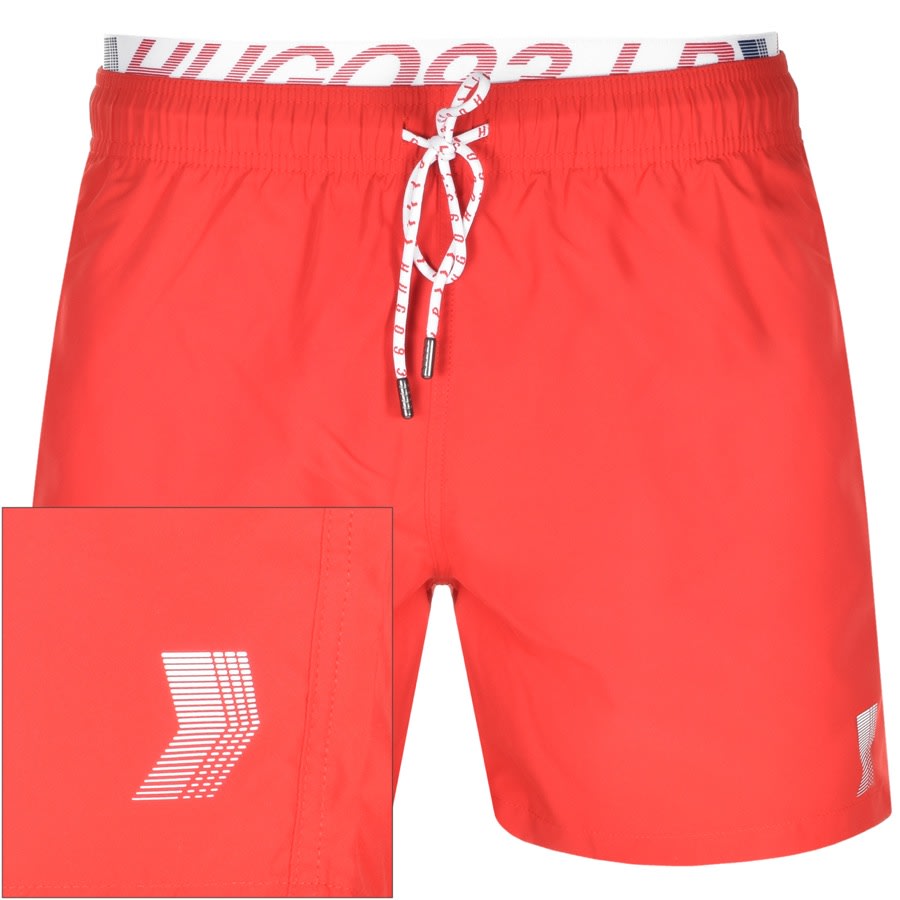 Alternative Image for ProductHUGO X Liam Payne Cocoa LP3 Swim Shorts Red1